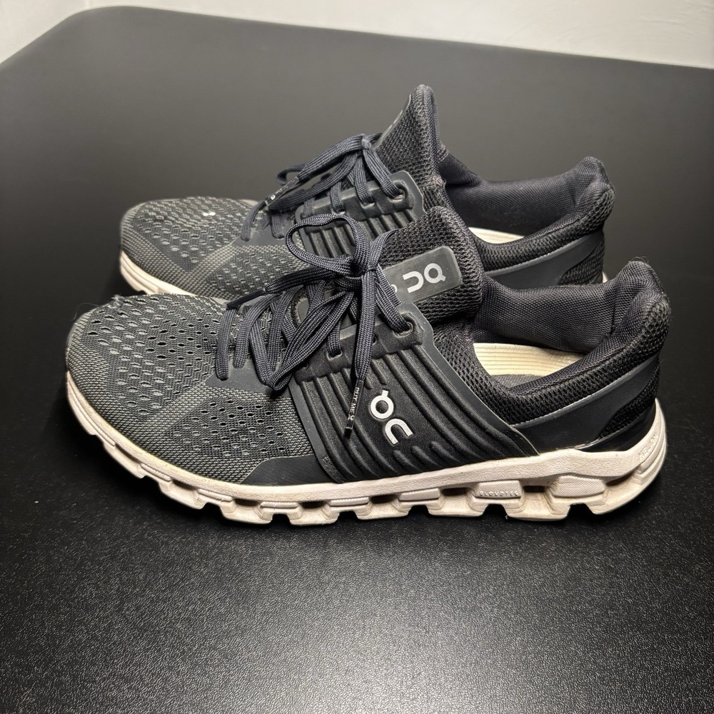 On Cloud Women's Cloudswift Black/Rock Helion Shoes Size 8.5 41.99581 Athletic